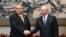 Orbán Viktor magyar miniszterelnök és Vlagyimir Putyin orosz elnök Pekingben 2023. október 17-én