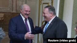 Александр Лукашенко и Майк Помпео