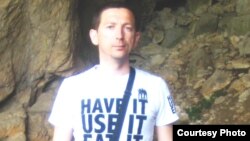 Рубинчо Аризанкоски, претседател на Здружението за помош на социјално исклучени лица и ризични групи „Скорпион“.