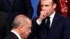 Еманюел Макрон и Реджеп Ердоган през декември 2019 г.