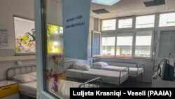 Reparti COVID-19 në Klinikën e Pediatrisë.