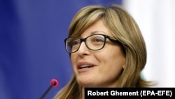 Министърът на външните работи Екатерина Захариева