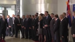 Delegacija Vlade Srbije dočekana uz najviše vojne počasti