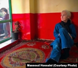 Gazetarja Lynne O'Donnell, në Bamijan të Afganistanit më 2021.