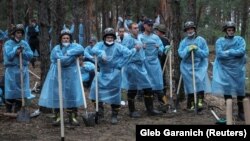 Телата на жертвите бяха ексхумирани, след като руската окупация приключи