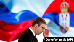 "Vučić (na fotografiji) se samo zalaže za stvari za koje smo se mi zalagali oduvek."