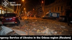 Urmările unui atac cu drone asupra Odesei. 31 ianuarie 2025