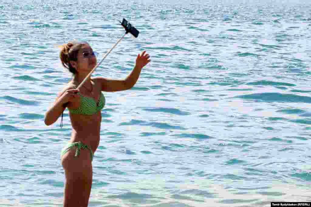 Куда же без селфи, тем более на Иссык-Куле!