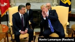 Donald Trump i Šavkat Mirzijojev u Bijeloj kući