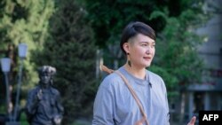 Гражданская активистка из Алматы Асия Тулесова.