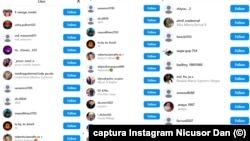 Roiul de boți care a invadat contul de Instagram al candidatului la prezidențiale Nicușor Dan.