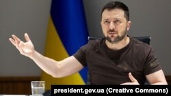 Украинскиот претседател Володимир Зеленски. 