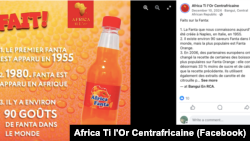 Africa Ti L'or ne proizvodi samo vodu, već i bezalkoholna pića.