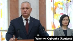 Maia Sandu și Igor Dodon