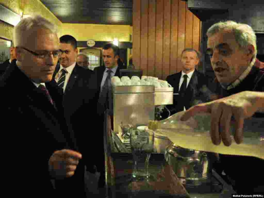 Josipović na Baščaršiji