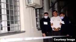 Fostul președinte Mihail Saakașvili, în momentul arestării sale