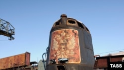 Рубка подлодки Курск, найденная на территории промзоны завода, 25 марта 2009