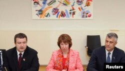 Parafiranje sporazuma Kosova i Srbije u Briselu, 19.4.2013.