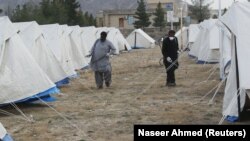 په تفتان کې هغه ځای چې د کورونا مشکوک کسان پکې ساتل شوي‌ دي‌.(ارشېف)