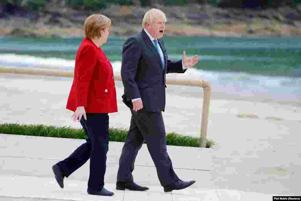 Njemačka kancelarka Angela Merkel sa britanskim premijerom