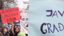 Osmomartovski marš u Sarajevu: Nijedna žena nevidljiva