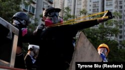 Demonstranti u Hong Kongu