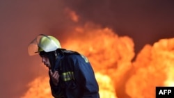 Пожежа на нафтобазі «БРСМ-нафта» під Васильковом на Київщині почалася 8 червня у другій половині дня