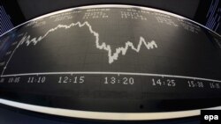 Німеччина - злети і падіння індексу DAX німецького фондового ринку на Франкфуртській фондовій біржі, 25 лютого 2009 р.