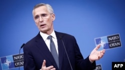 Generalni sekretar NATO-a Jens Stoltenberg tokom predstavljanja godišnjeg izvještaja u Briselu, 14. mart 2024. 