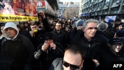 Протест на опозицијата.