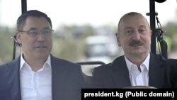 Президенты Кыргызстана и Азербайджана Садыр Жапаров и Ильхам Алиев