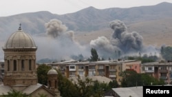 რუსული დაბომბვის შემდეგი გორში, 2008 წლის 9 აგვისტო