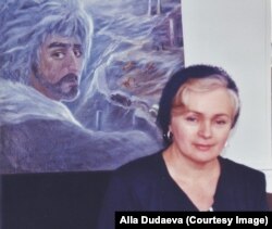 ალა დუდაევა, ჯოხარ დუდაევის ქვრივი