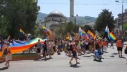 Pjesma i zastave na Bh. Povorci ponosa