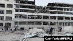 Последствия российских обстрелов в Киеве, 6 апреля 2025 года