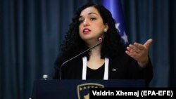 Vjosa Osmani, presidente e Kosovës. Fotografi nga arkivi. 