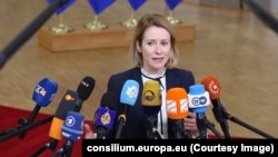 Kaja Kallas, șefa politicii externe a UE (imagine de arhivă)