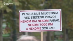 Protest penzionera: 'Nek' vlada živi od 300 maraka'