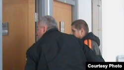 Tihomir Purda na ulazu u sudnicu Suda BiH, Sarajevo, januar 2011