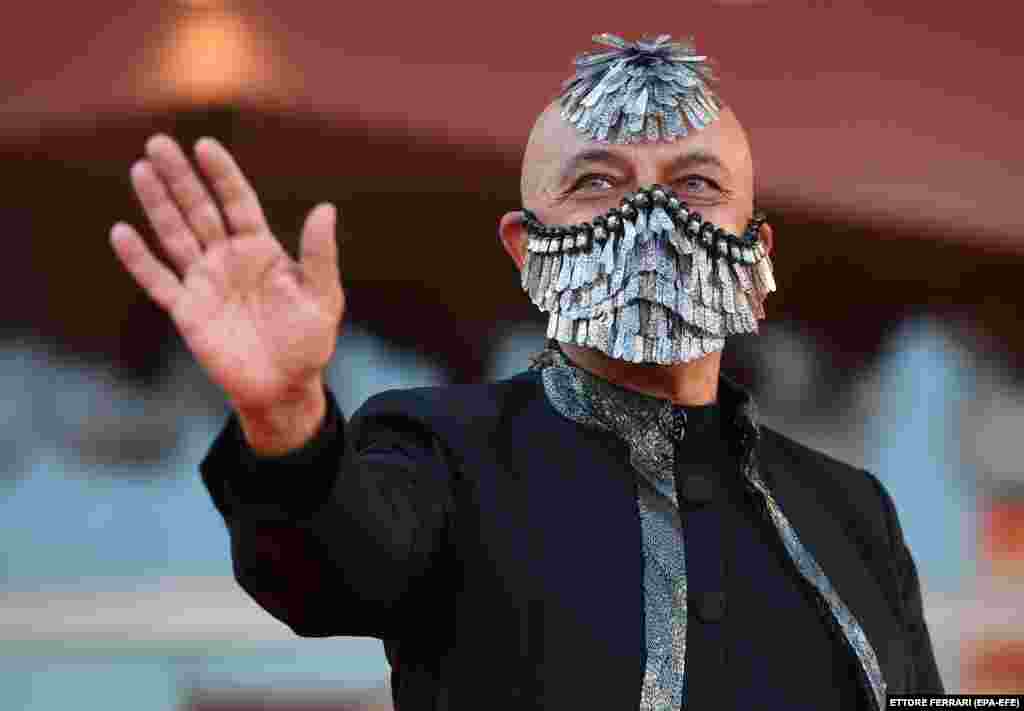 Gosti dolaze na ceremoniju otvaranja Venecija film festivala, 2. septembar, 2020. &nbsp;