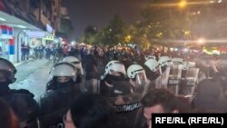 Protest ispred SNS-a u Novom Sadu, 29. jul 2025.