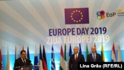 Peter Michalko vorbind la recepție în prezența președintelui Igor Dodon și a premierului Pavel Filip