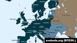 Мапа на трговијата со луѓе. Македонија е во рангот на западноевропските земји.