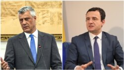 Predsednik Kosova Hašim Tači i premijer na dužnosti Aljbin Kurti