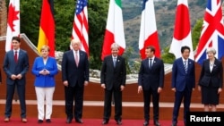 „დიდი შვიდეულის“ წევრი სახელმწიფოების ლიდერები იტალიაში