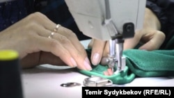 Илустрација.Текстилна работничка 