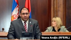 Poslanik Srpske napredne stranke Vladimir Đukanović. Foto: Narodna Skupština Srbije, Beograd 6. November 2014