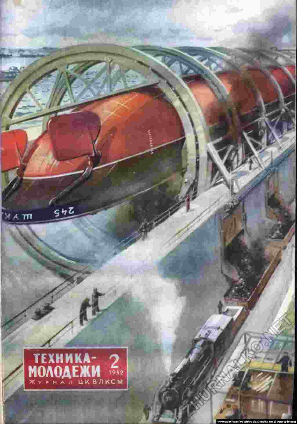 Vrijeme istovara se smanjuje na nekoliko bučnih sekundi. Prema ovoj ideji, dovoljno je brod okrenuti naglavačke i istresti robu, u ovom slučaju - ugalj.