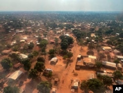 Vedere aeriană a orașului Bangui, capitala Republicii Centrafricane (fotografie de arhivă)