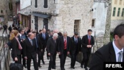 Ivo Josipović u Mostaru 15. april 2010. 